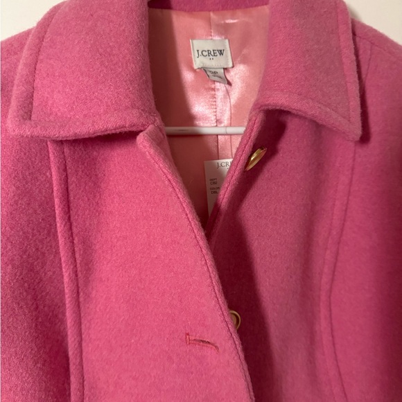 J. Crew Pink Pea Coat for Women - Picture 4 of 4